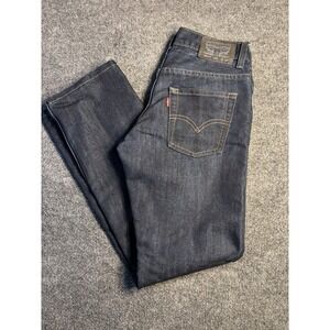 Levis Jeans Women's Size 14 Blue Denim Low Rise‎ Red Tab Straight Leg Dark Wash